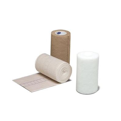 Bandage Compression Cotton ThreePress _ Tan/Beige/White 8/Ca - Surgical Supplies NY